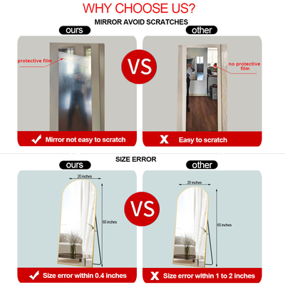 Miglior specchio da pavimento per la decorazione della camera da letto