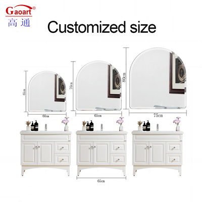 Specchio murale moderno con vetro infrantabile Moda Decorativo per la casa Bagno Specchio montato