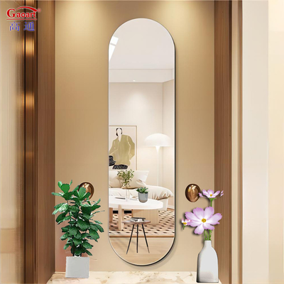 Specchio murale moderno con vetro infrantabile Moda Decorativo per la casa Bagno Specchio montato