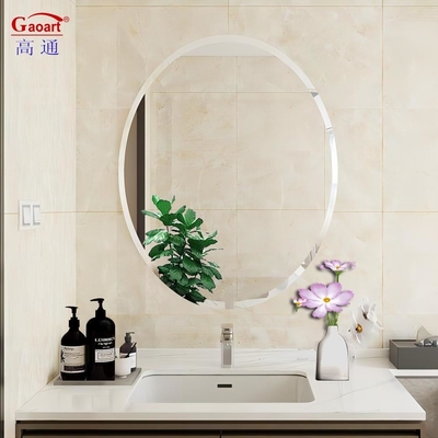Bagno Salone per capelli ovale Specchio murale con design moderno personalizzato e stile libero