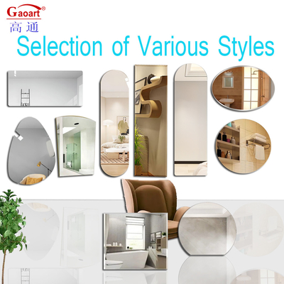Bagno Salone per capelli ovale Specchio murale con design moderno personalizzato e stile libero