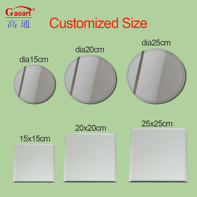 80 cm Spigolo per parete Adesivo ondulato di lunghezza completa senza cornice Grande Mezzo rotondo per decorazioni domestiche
