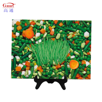 Colore personalizzato 4mm incrollabile piazzola quadrata per il tavolo da pranzo in vetro