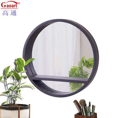 Cornice di legno di lunga lunghezza antico muro del bagno Decorazione domestica Grande specchio per occasione