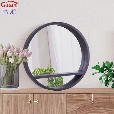 Cornice di legno di lunga lunghezza antico muro del bagno Decorazione domestica Grande specchio per occasione
