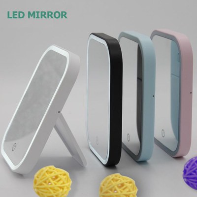 Specchio di trucco cosmetico a mano compatto a LED per design e occasioni quotidiane
