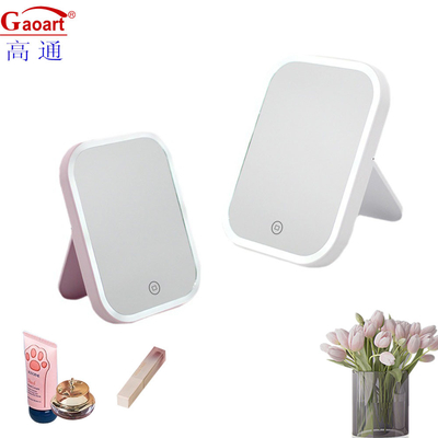 Specchio di trucco cosmetico a mano compatto a LED per design e occasioni quotidiane