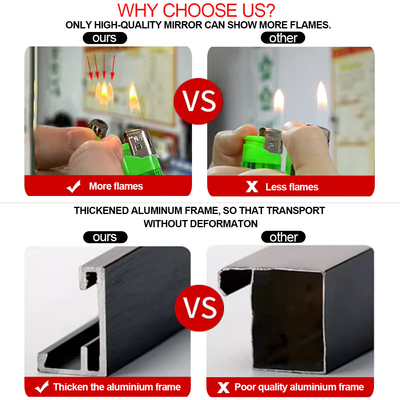 Full Mirror Direct Craft Cheval cinese grande bagno di lusso Sala di vetro Arte Arredamento domestico