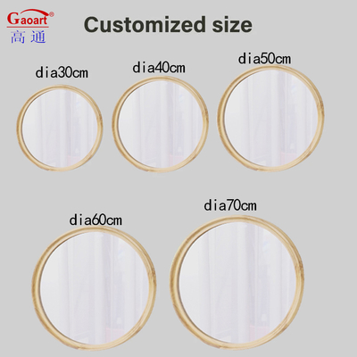 Lunghezza del pavimento Specchio Moda Legno Grande Rustico Bagno Moderno Inquadratto Decorazione Antica Specchio In Legno