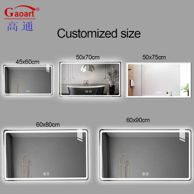 Rotondo moderno LED Hello Kitty Bagno Antifog Specchio di trucco intelligente per la decorazione del bagno