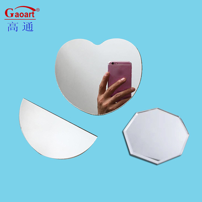 Specchio da bagno Quadrato Sticker a sfera gonfiabile a due vie ondulato di lunghezza completa Specchio decorativo