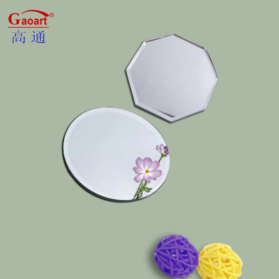 Moderno stile pieno lunghezza a due vie vassoio da parete Specchio da bagno con forma semicircolare
