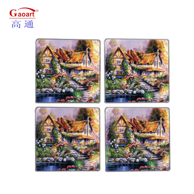 Logo personalizzato Disegno accettabile Cheese Cutting Board per la cucina Wine Glass Coaster