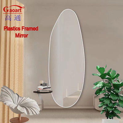 Vetro a telaio in PVC Specchio a parete Specchio per decorazione della camera da letto Bellezza vetro di lusso