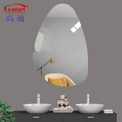 Specchio da parete per ogni giorno Decorativo incrollabile Magico vetro Bagno Decorazione camera da letto