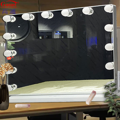 Lampada a LED Specchio di vanità a Hollywood Disegno di coro nero per un aspetto alla moda