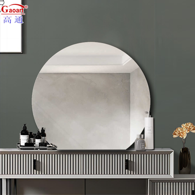 Piccolo specchio decorativo Cheval per salone di sicurezza rotondo Arco quadrato in stile moderno