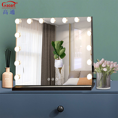 Extra LOGO Originale Nero Chorome Make Up Makeup Full Wall Light Led Home Decor Hollywood Con Luce Specchio