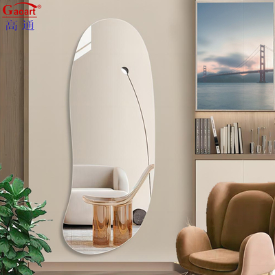 Soggiorno Argia galleggiante Corridoio Bevel Bagno Decorazione camera da letto Specchio con disegno