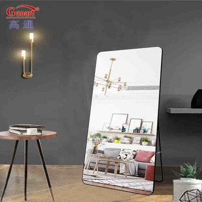 Piso lunghezza Specchio Cheval Pavimento da ballo Barbiere Bagno Long Arch Full Length Glass