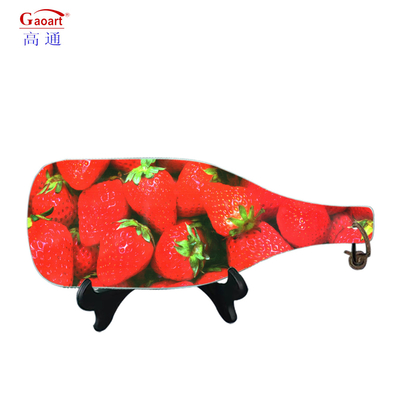 Disegno di frutta sostenibile Tavola di taglio di vetro temperato indistruttibile per la casa e la cucina