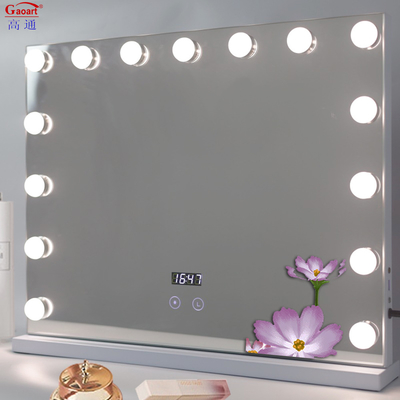 Imballaggio in cartone individuale Modern LED Home Decor Piccolo con specchio luminoso Hollywood