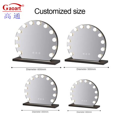 Grandi lampadine a LED a cromo Decorazione domestica trucco vanità con specchio di Hollywood garantito