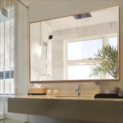 Tutti i giorni in alluminio in piedi pavimento parrucchiere bagno nero muro specchio appeso