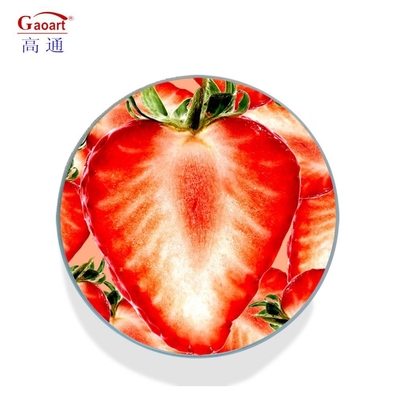 Servire con stile con la cucina di verdura bianca tabellone di taglio di vetro temperato con maniglia