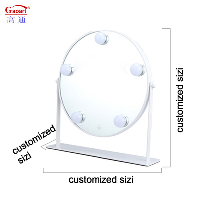 Stile di design alla moda imballaggio in cartone individuale grande luce illuminata specchio