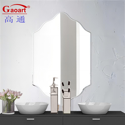 Salone per i capelli Bagno Mobile lungo Mezzarrondo Specchio irregolare Perfetto per la decorazione muraria