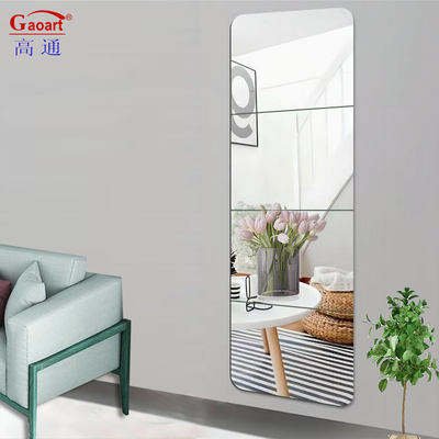 Decorazioni personalizzate per la casa Piccolo splicing lussuoso bagno lungo specchi di vetro da parete per ogni giorno