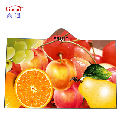 Top Fashion 8X12 Toughened Tempered Glass Cutting Board per cucina design quadrato a righe