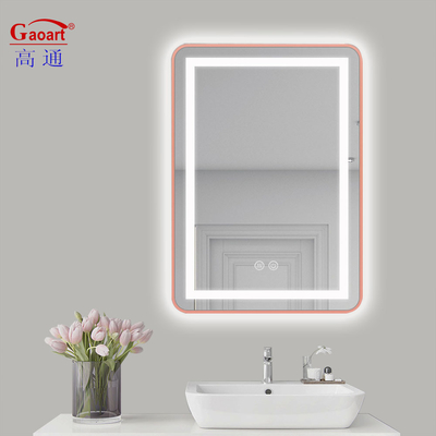 Specchio di vetro Luce LED Specchio da bagno per salone di lusso Camera da letto Soggiorno Decorazione domestica