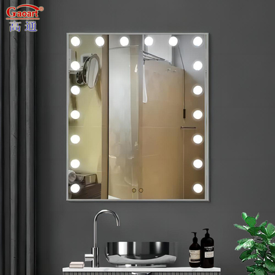 Full Design Metal Glass Mirror Hollywood Vanity Table per le occasioni di tutti i giorni