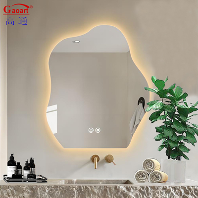 Dimensioni personalizzate Specchio argento LED per il bagno