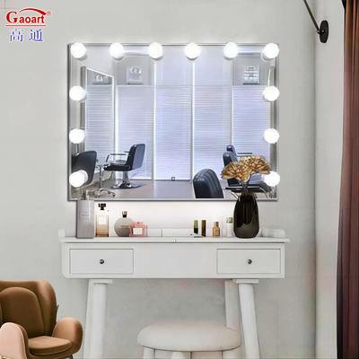 Rectangle Hollywood Makeup Light Vanity Led Makeup Mirror Con Luci Led Per Il Makeup Portatile