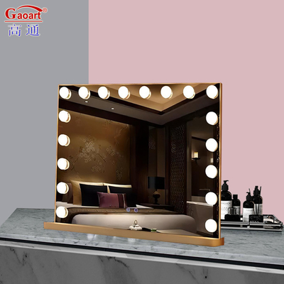 Decorazione della casa Piccola Smart Pocket Hollywood Makeup Vanity Light LED Portable Cosmetic Mirror
