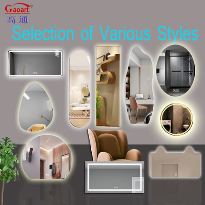Doccia Smart Glass Parete Full Light Up Decor Decorativo Portatile Per Bagno Specchio