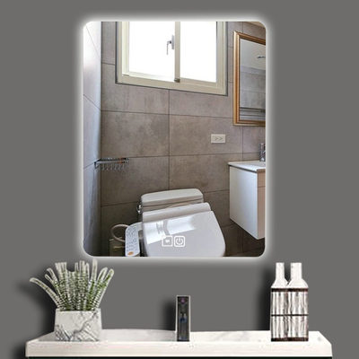 Grande specchio murale retroilluminato intelligente per dimensioni personalizzate e occasioni quotidiane