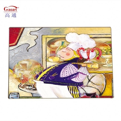 Tavola da taglio per cucina rotonda su misura Set di 3 con buco e stile di design minimalista
