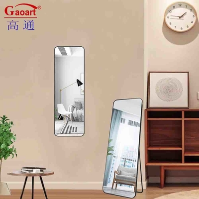Dimensione personalizzata Specchio di vetro galleggiante di design popolare per il trucco del bagno in stile