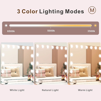 Rilancia la tua vanità con l'illuminazione ad alte prestazioni Hollywood Mirror