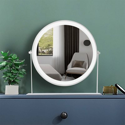 Specchio di vetro di metallo LED trucco personalizzato Vanità Compatto Ideale per la vita quotidiana e la decorazione domestica