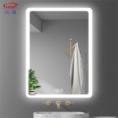 Bagno grande moderno Hello Kitty doccia senza nebbia Smart adesivo muro con specchio a luce a LED