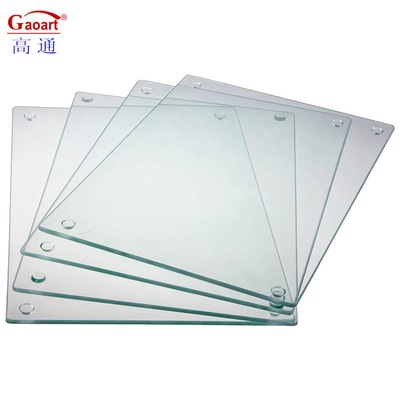 Tavola da taglio per cucina in vetro rinforzato Forma rettangolare 4 mm Spessore 500 pcs Nessun disegno