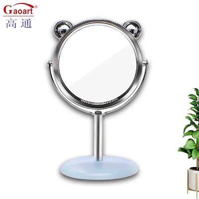 Decorazione per abbigliamento in plastica e vetro Mini Mirror Portable Vanity Circle
