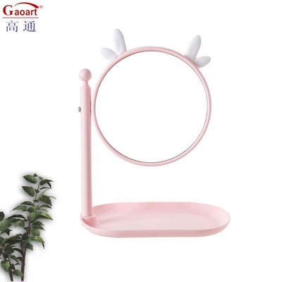 Moda quotidiana stile Morden tascabile mini donna vestito a forma di cuore specchio trucco