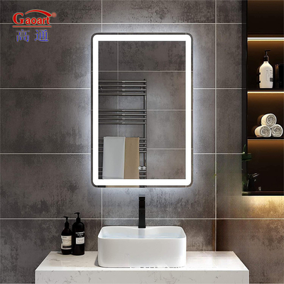 Funzione di interruttore a contatto LED Light Wall per il camerino a tutta lunghezza in camera da letto moderna