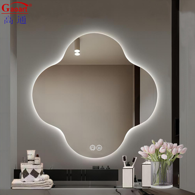 Magiaggio intelligente personalizzato a lunghezza intera, illuminato per il muro del bagno, appeso con specchio a led ovale